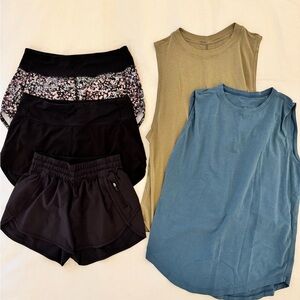 Lululemon set of 5 pieces
